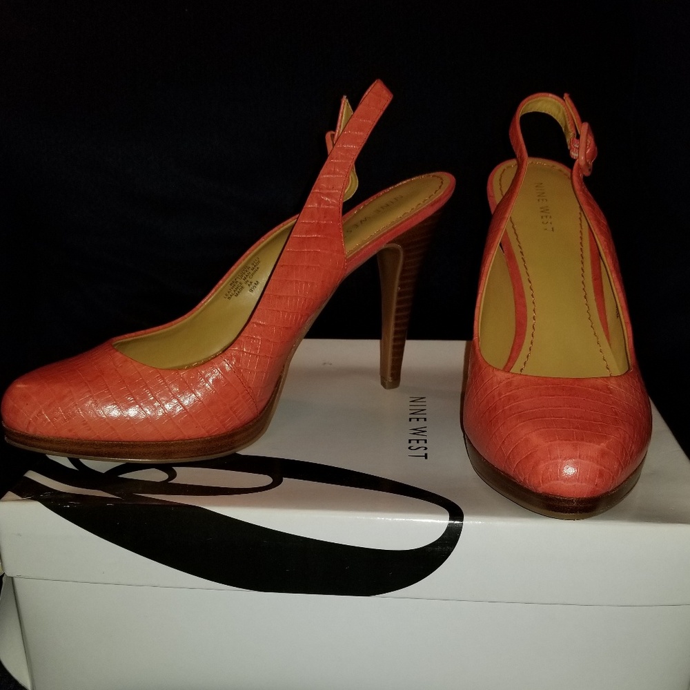 🆕 Nine West Coral Slingback Pumps